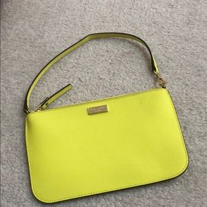 Kate Spade neon wristlet